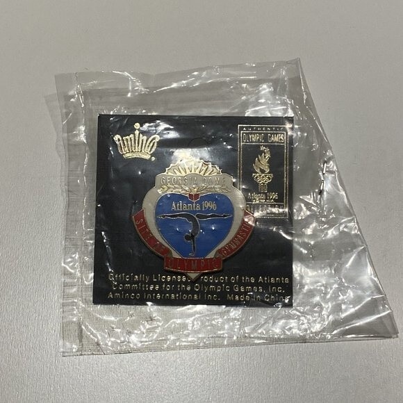 Georgia Dome Atlanta 1996 Site of Olympic Gymnastics, Pin - Picture 1 of 2